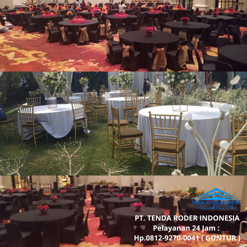 Sewa Tenda Roder,Round Table,Kursi Event Cikarang Bekasi