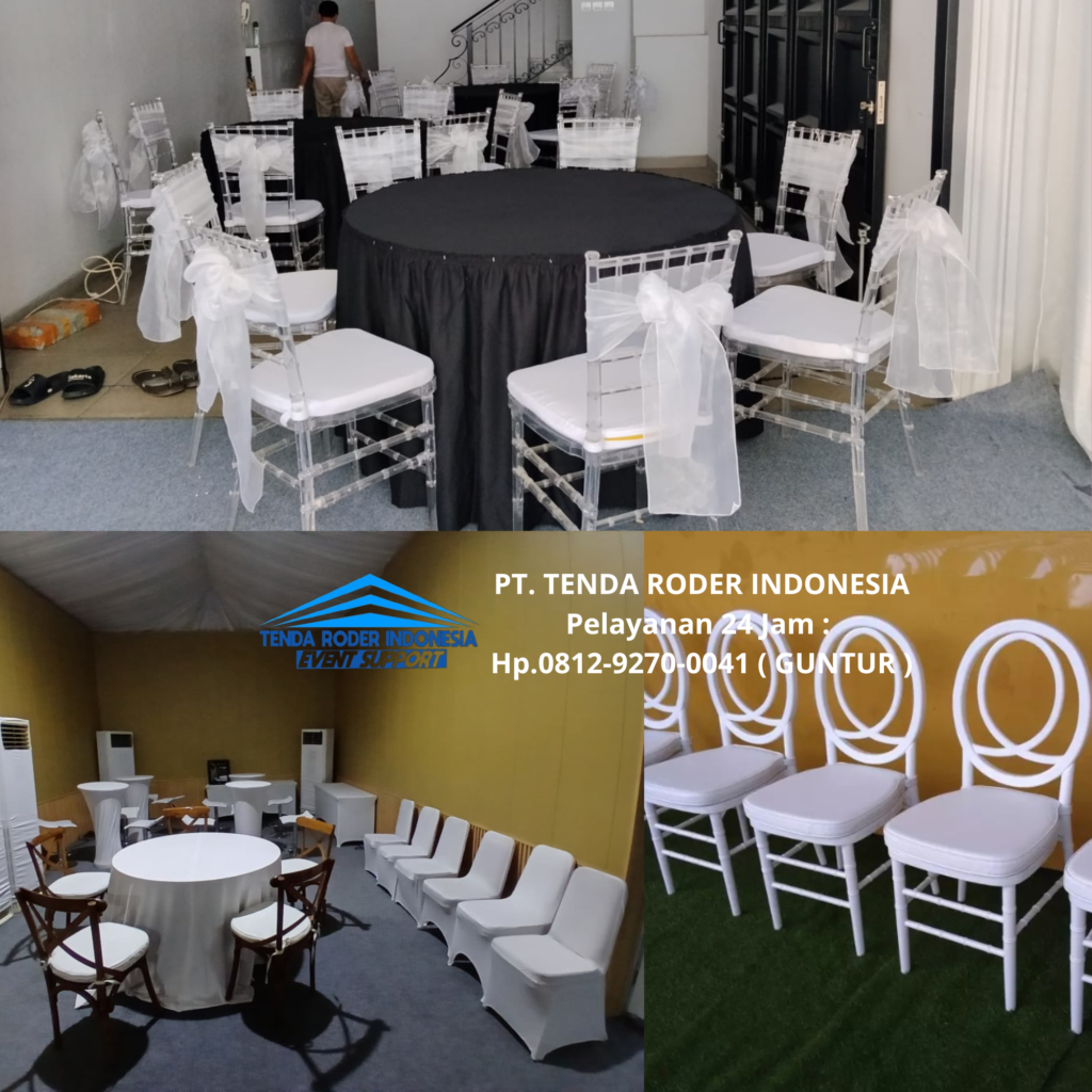 Jasa DEKORASI TENDA RODER,FLOORING,SEWA KURSI Tangerang Selatan