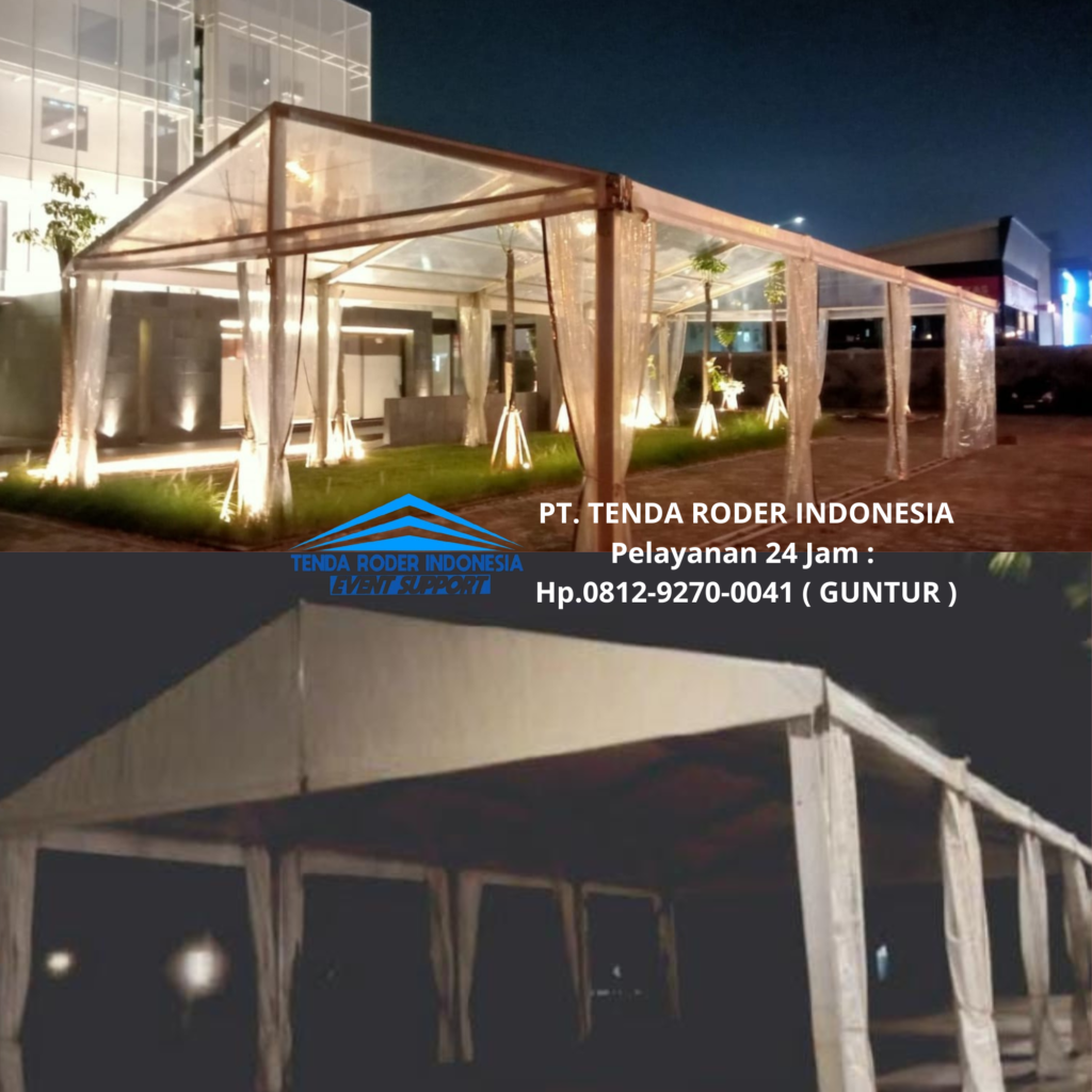 Jasa DEKORASI TENDA RODER,FLOORING,SEWA KURSI Tangerang Selatan