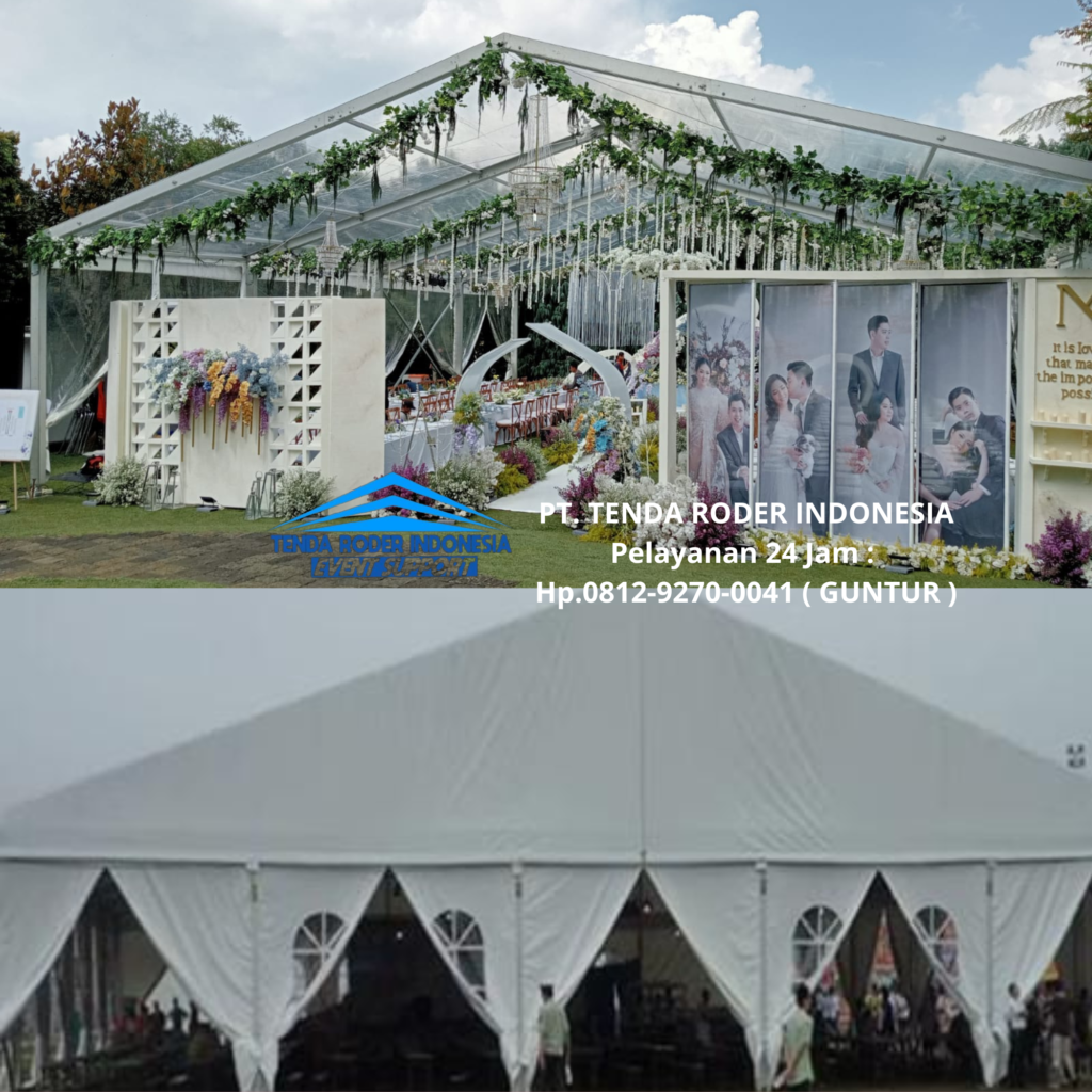 Jasa DEKORASI TENDA RODER,FLOORING,SEWA KURSI Tangerang Selatan