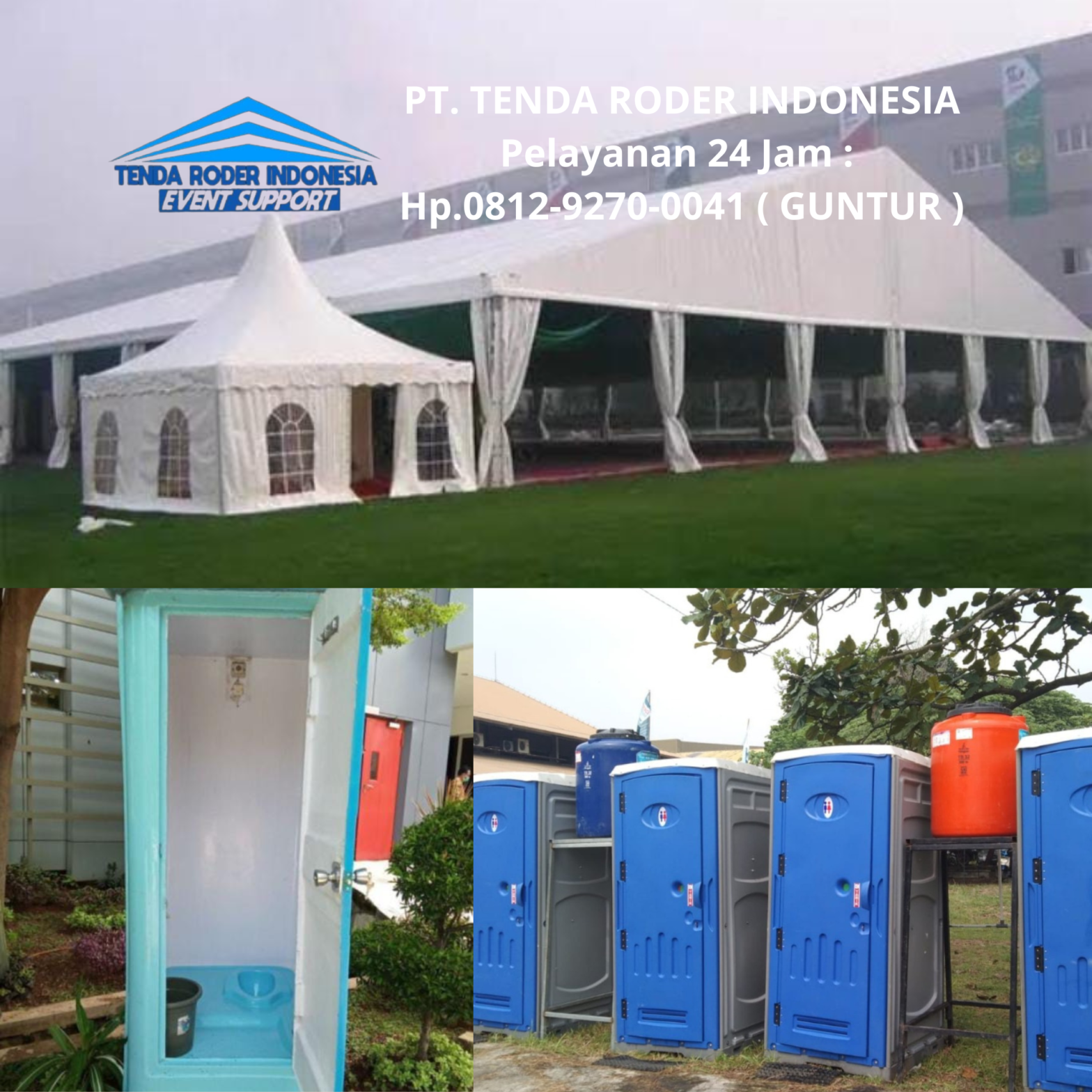 Jual TOILET PORTABLE Dan Sewa TENDA RODER Bogor