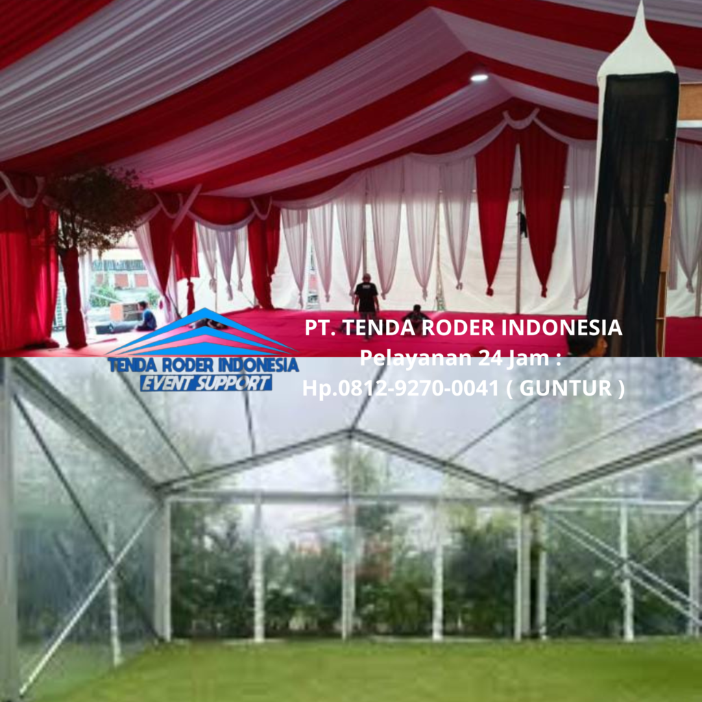 Persewaan TENDA RODER Aman Segala Cuaca Area Bekasi