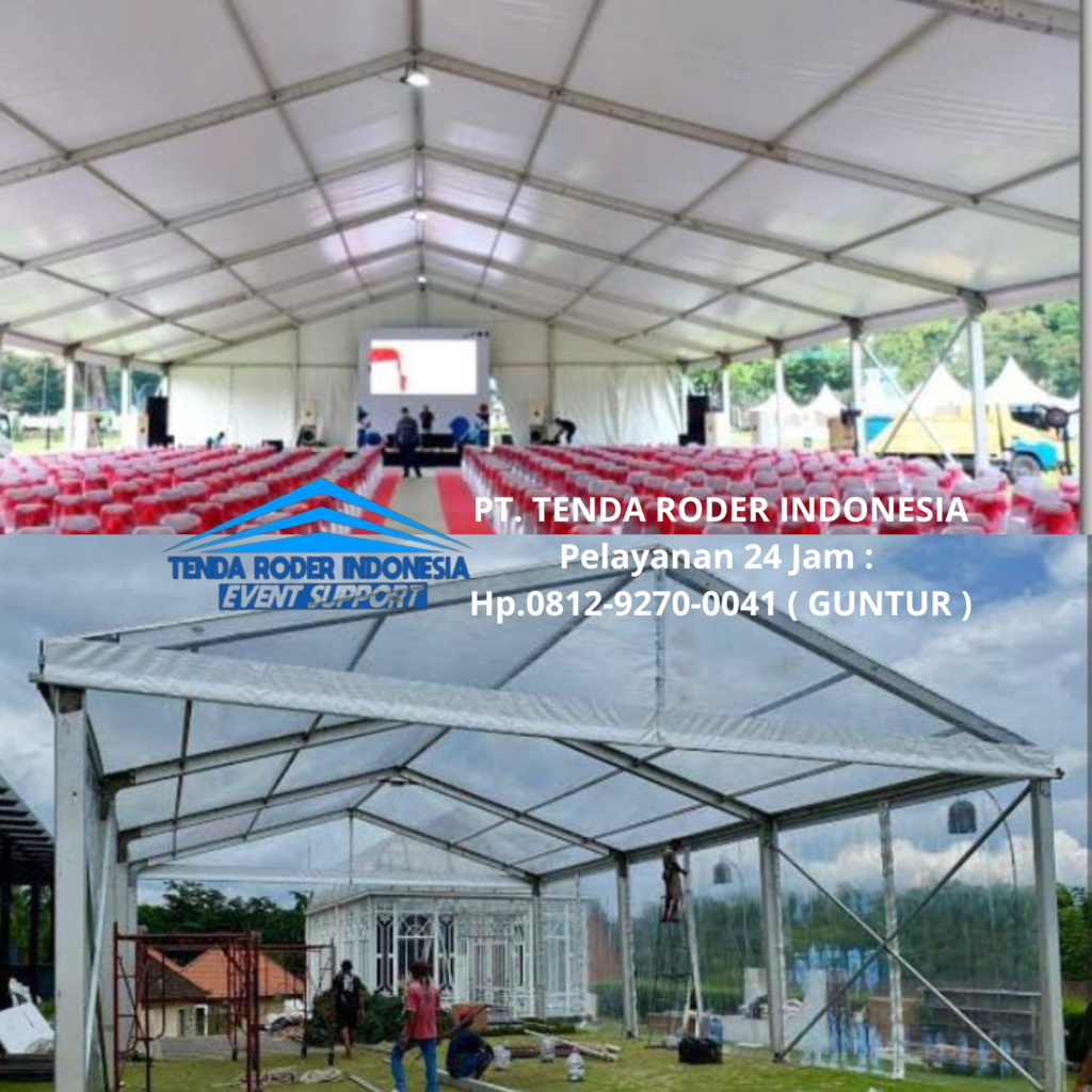 Persewaan TENDA RODER Aman Segala Cuaca Area Bekasi