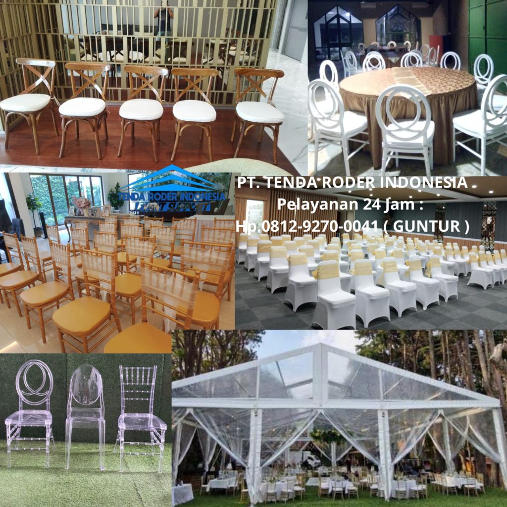 Pusat Sewa ANEKA MODEL KURSI ACARA, TENDA RODER Area Bandung