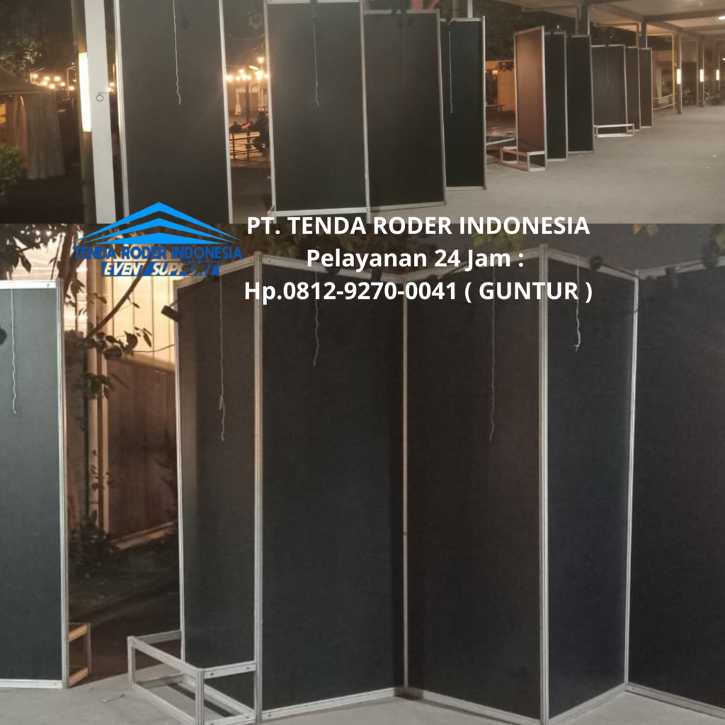 Pusat Sewa PARTISI BOOTH,TENDA RODER ,MISTY COOL Kuningan