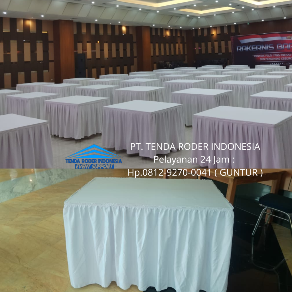 Rental KURSI EVENT POLOS,TENDA RODER,MEJA KOTAK Jakarta Selatan