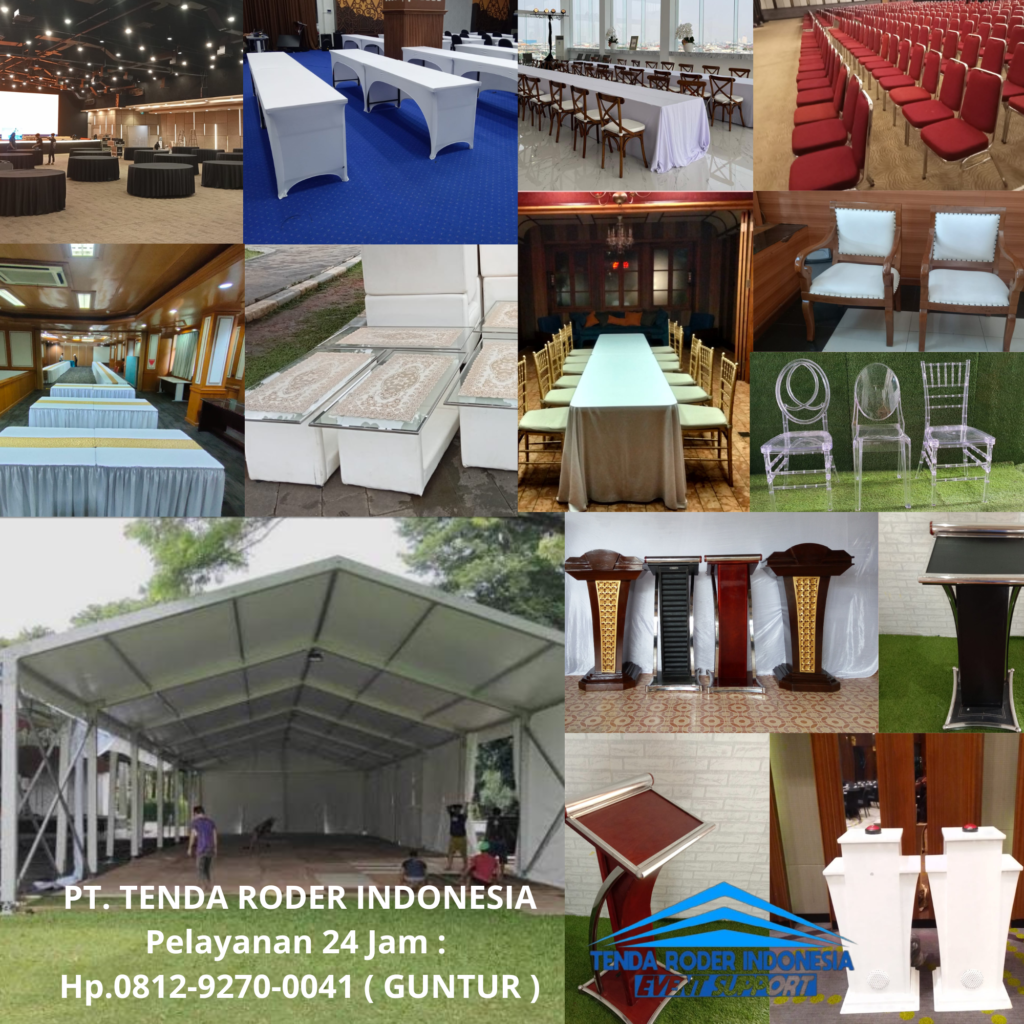 Rental Meja,Kursi,Sewa Tenda Roder,sewa podium Tegal