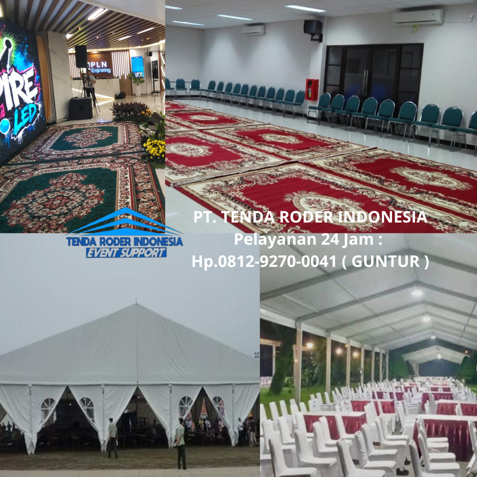 Rental PERMADANI KARPET TURKI,TENDA RODER Bandung