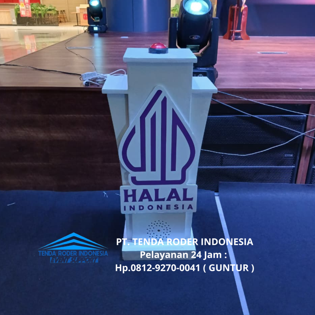 Rental PODIUM SIRINE PUTIH dan TENDA RODER Bandung