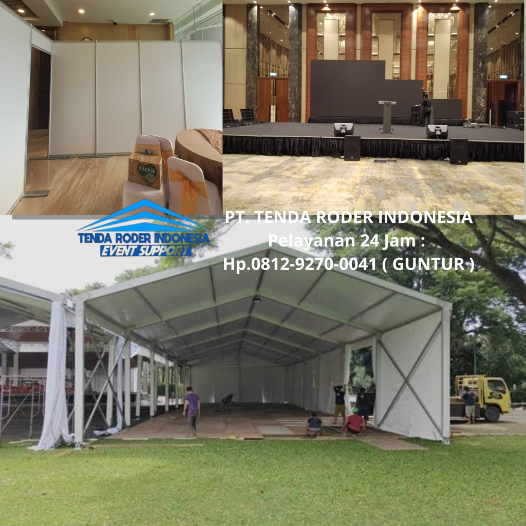 Rental Partisi Pembatas Ruang,Tenda Roder,Panggung, Podium Semarang