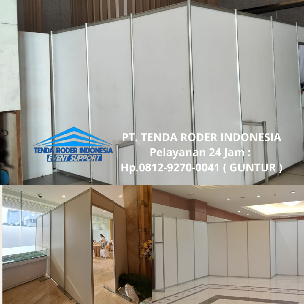 Rental Partisi Sekat Ruang,Tenda Roder,Meja Partisi Jakarta