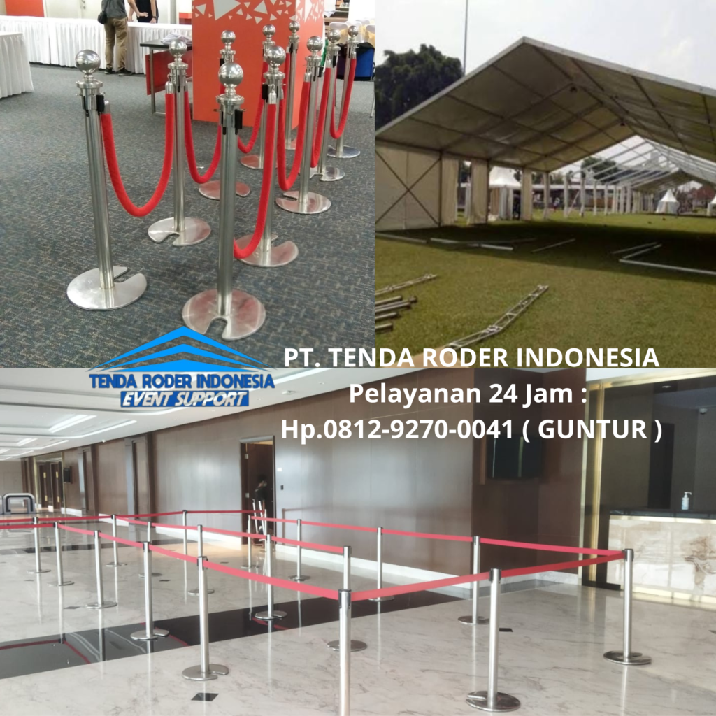 Rental Q LINE  TIANG ANTRI STAINLESS & TENDA RODER Tangerang