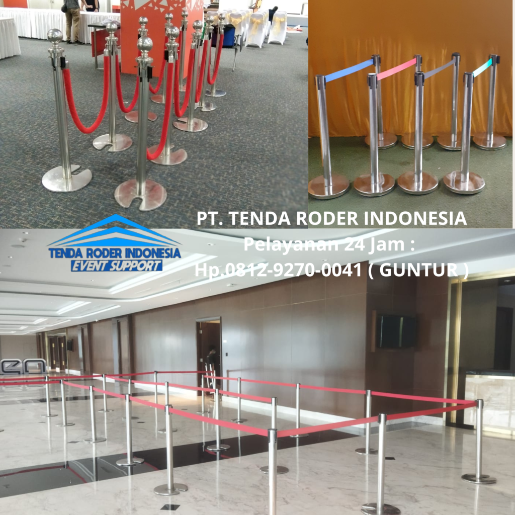 Rental Q LINE  TIANG ANTRI STAINLESS & TENDA RODER Tangerang