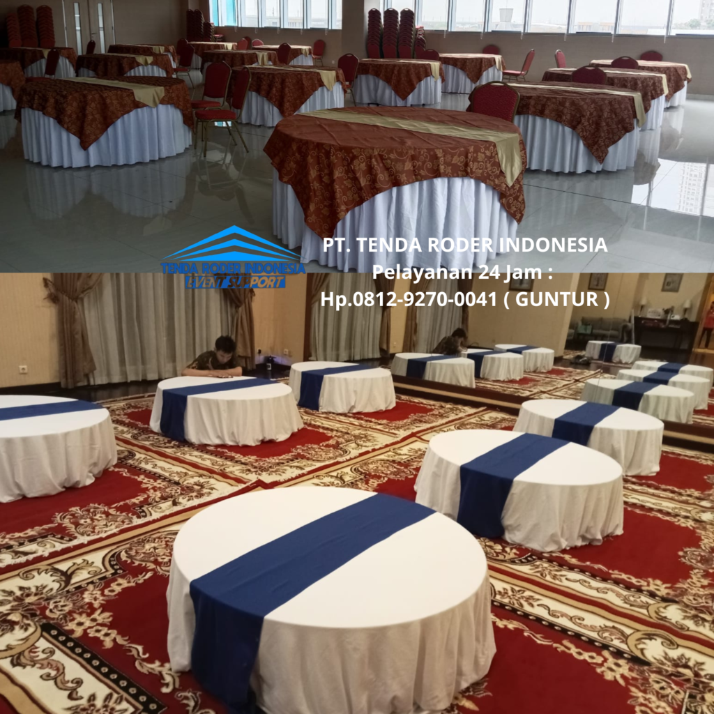 Rental ROUND TABLE,MEJA KOTAK,TENDA RODER Indramayu