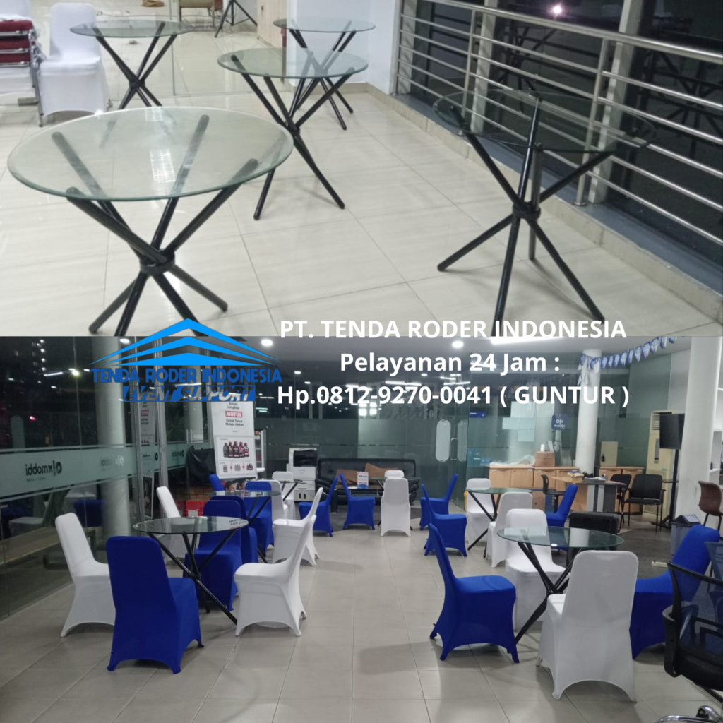 Rental Sewa MEJA DEALING,KURSI,TENDA RODER Jakarta Utara