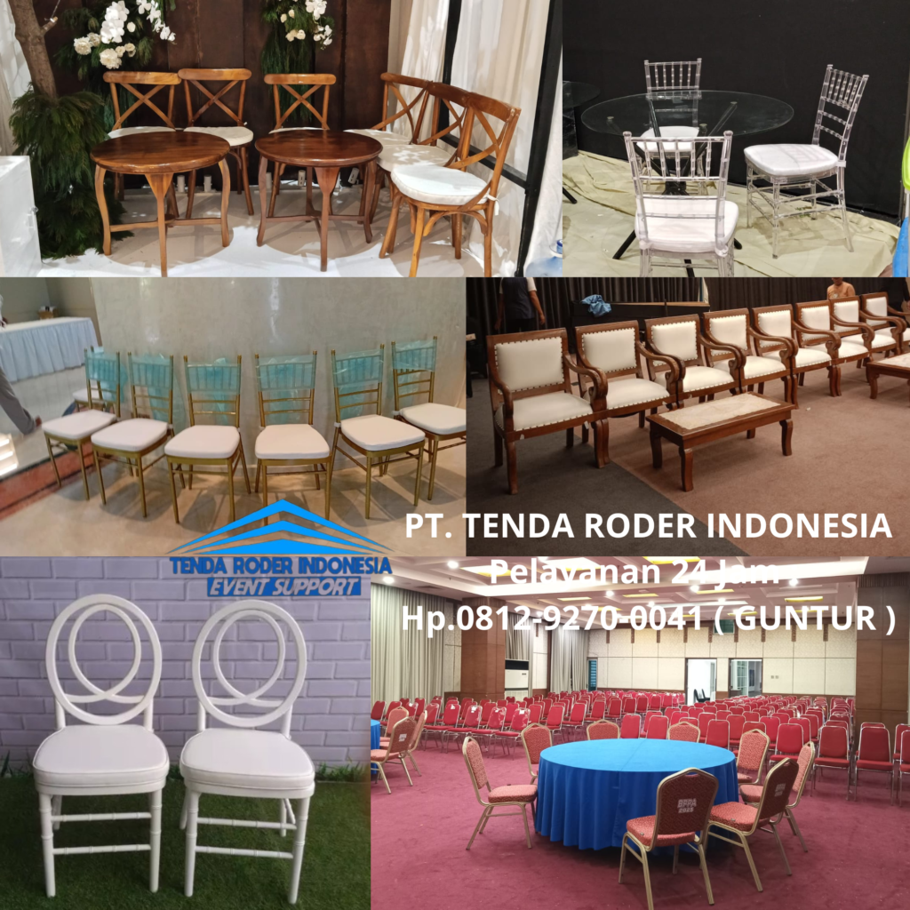 Rental Sewa TENDA RODER Dan KURSI SESUAI SELERA! Area BSD