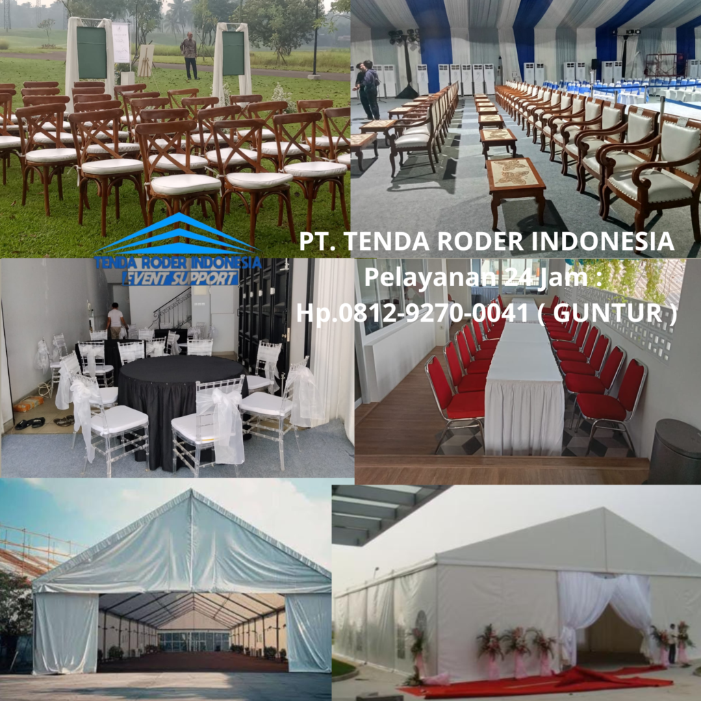 Rental Sewa TENDA RODER Dan KURSI SESUAI SELERA! Area BSD