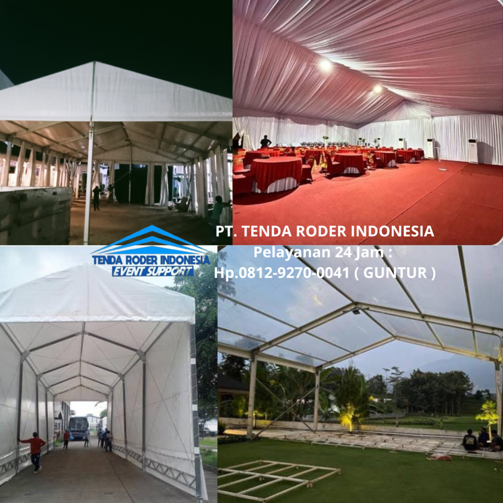 Rental TENDA BAZAR, TENDA RODER, TENDA KERUCUT PUTIH Jakarta