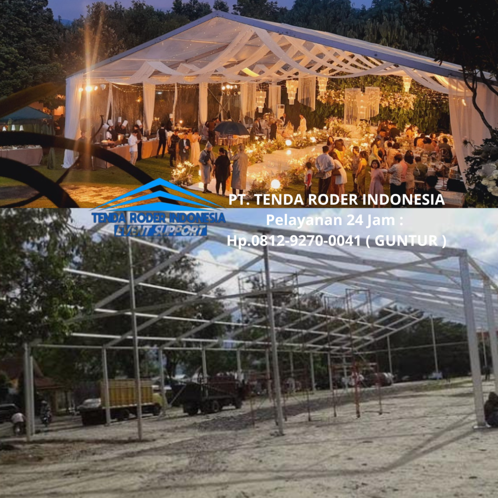 Rental TENDA BAZAR, TENDA RODER, TENDA KERUCUT PUTIH Jakarta