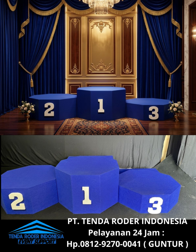 Rental TENDA RODER, PANGGUNG JUARA HEXAGONAL Jakarta Selatan