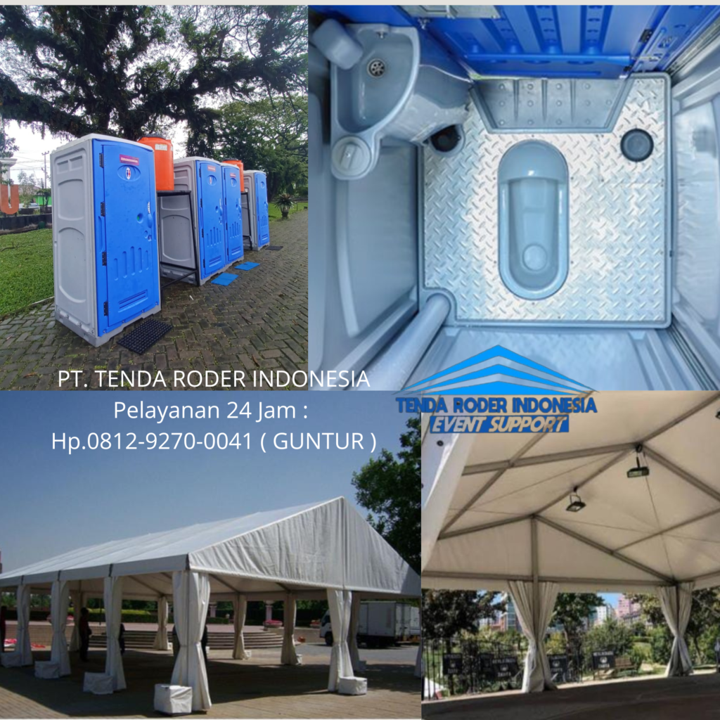 Rental TENDA RODER,Rental TOILET PORTABLE Jakarta