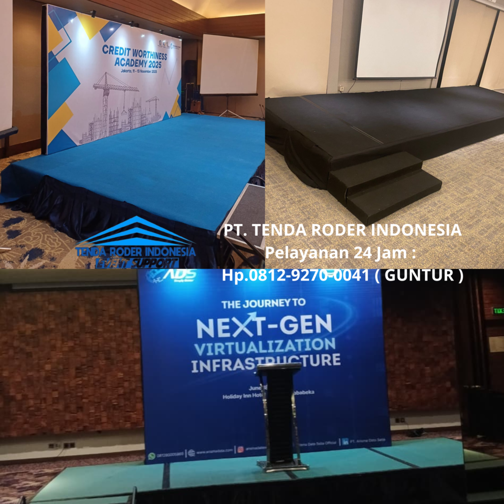 Sewa BACKDROP,PANGGUNG,RODER PLUIT Jakarta Utara