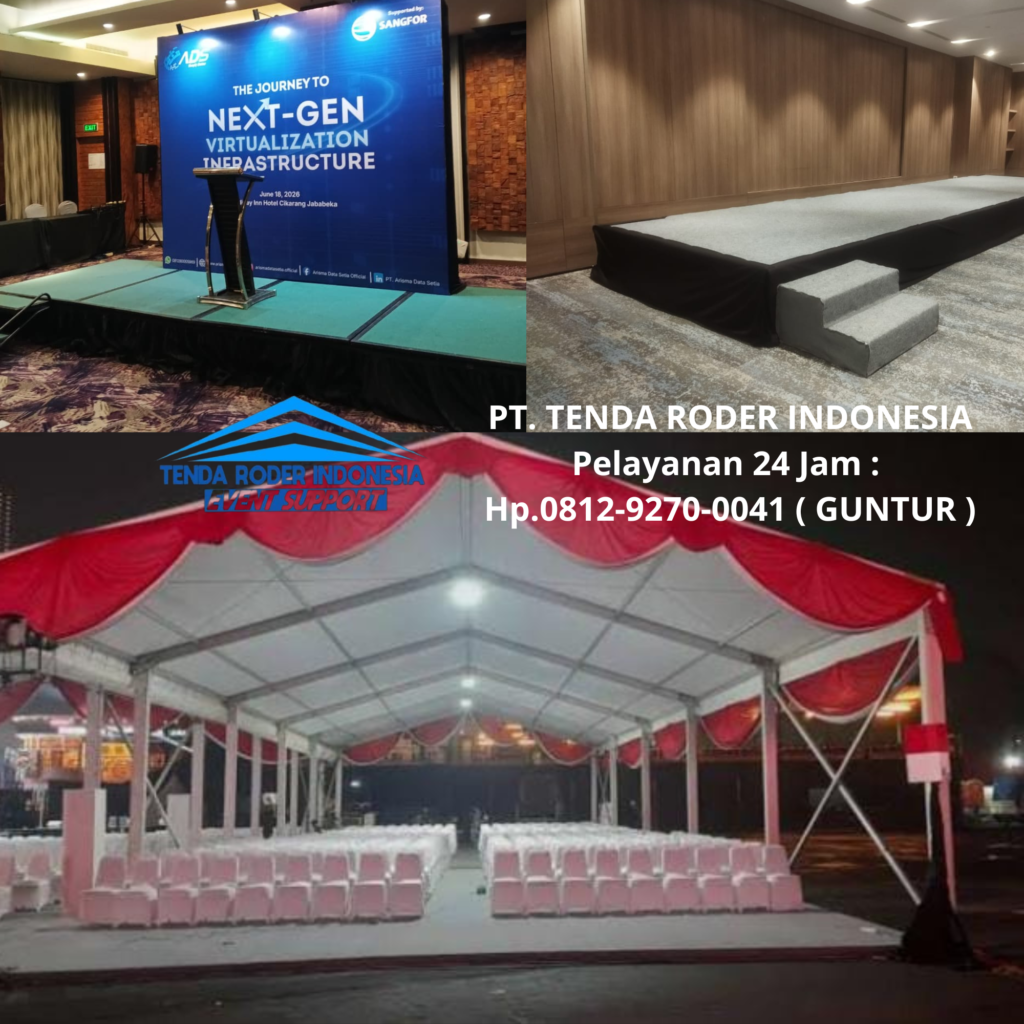 Sewa BACKDROP,PANGGUNG,RODER PLUIT Jakarta Utara