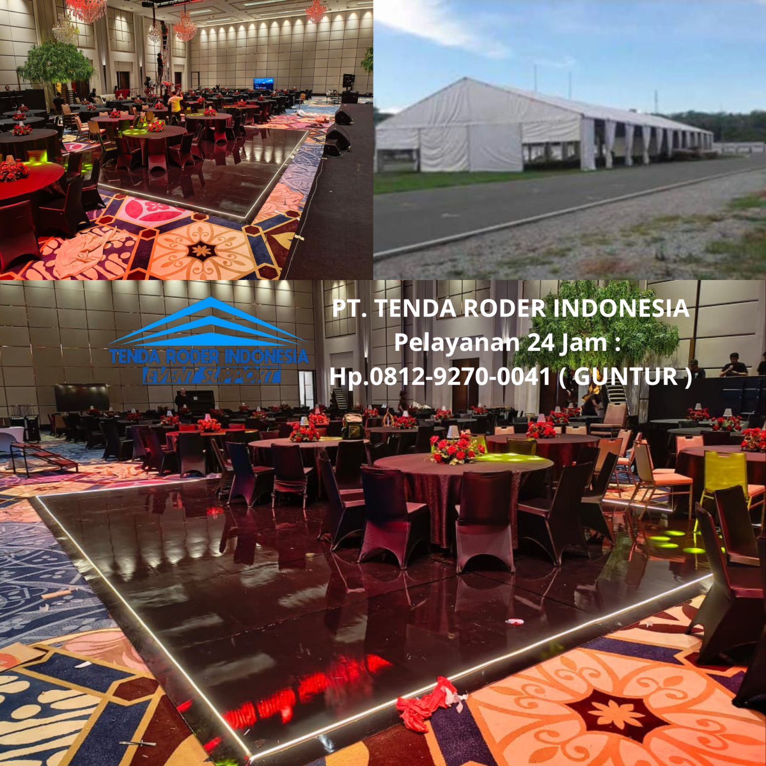 Sewa DANCE FLOOR MELAMINTO,TENDA RODER Jakarta