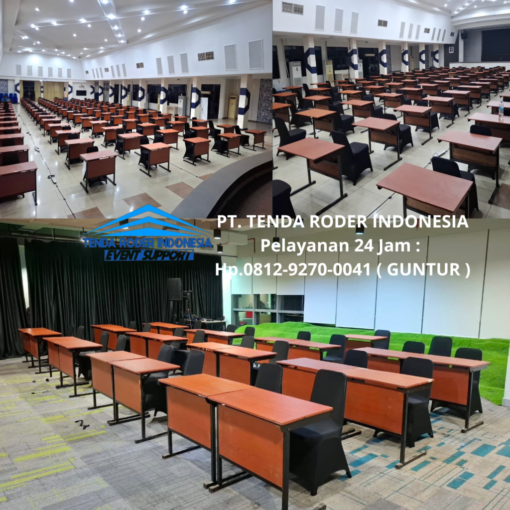 Sewa KURSI KULIAH, TENDA RODER,MEJA TEST Jakarta