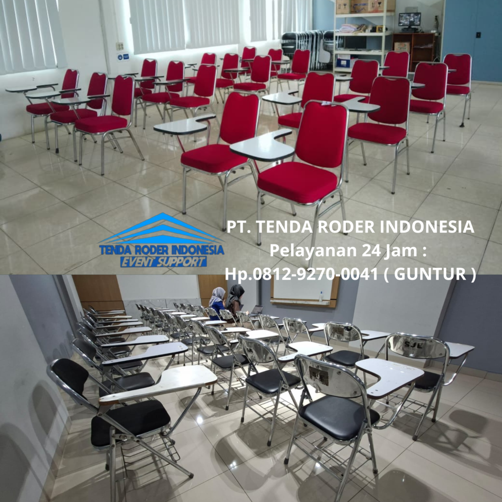 Sewa KURSI KULIAH, TENDA RODER,MEJA TEST Jakarta