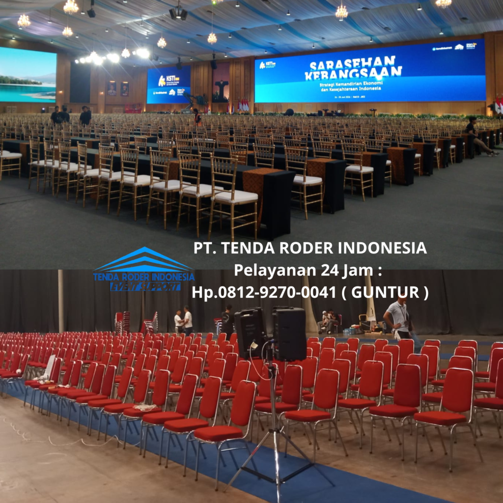 Sewa KURSI MEJA EVENT,TENDA RODER Dan BACKDROP Bogor