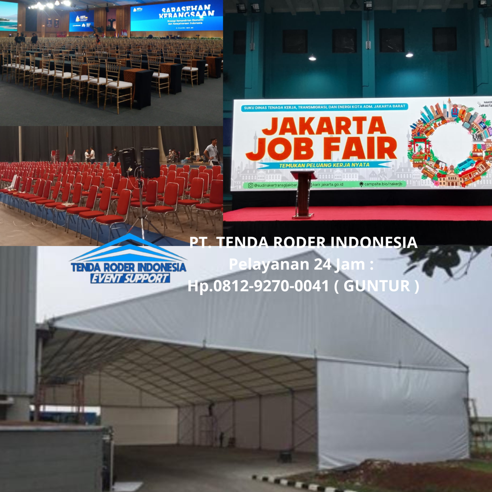 Sewa KURSI MEJA EVENT,TENDA RODER Dan BACKDROP Bogor