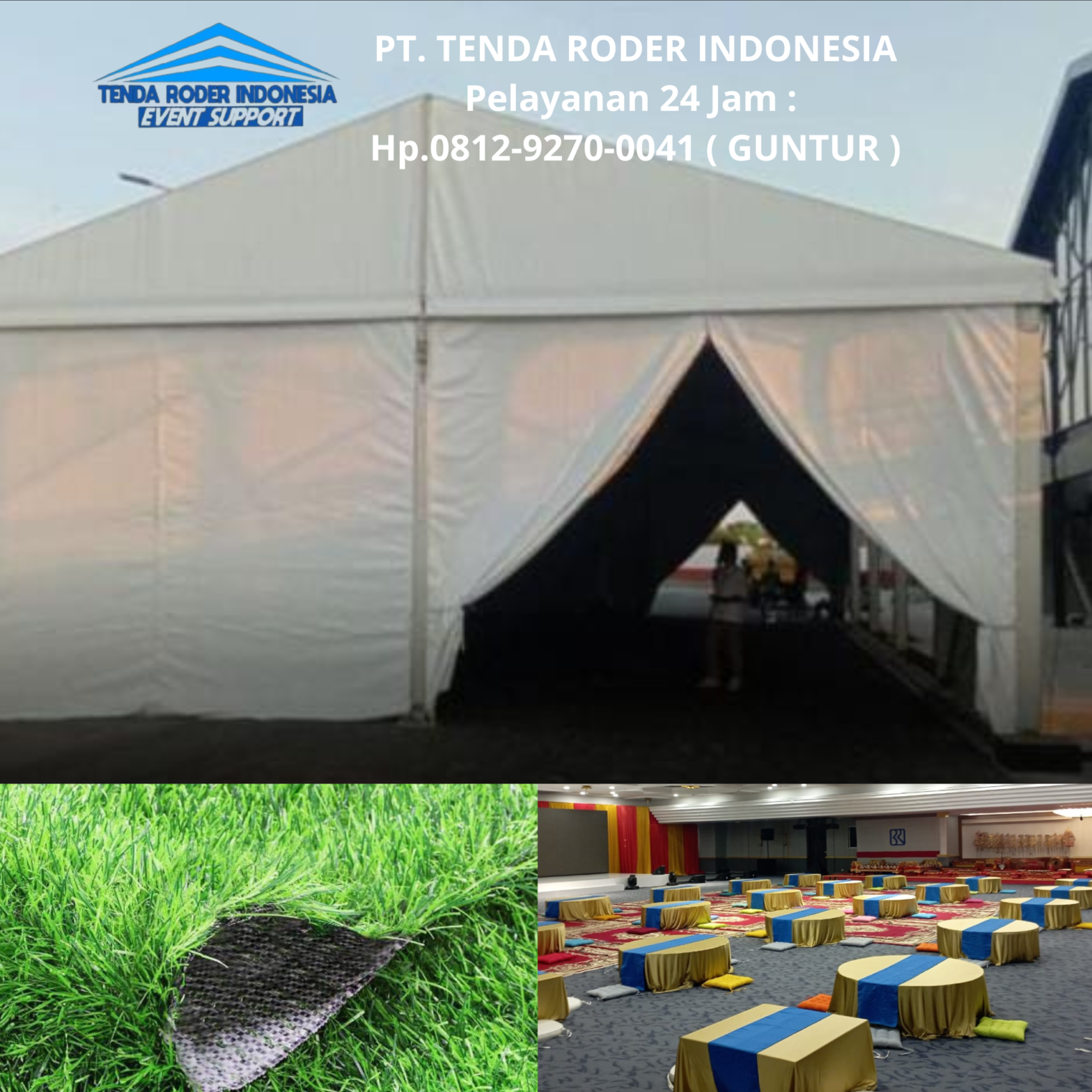 Sewa MEJA LESEHAN,sewa TENDA RODER,Sewa RUMPUT SINTETIS Pekalongan