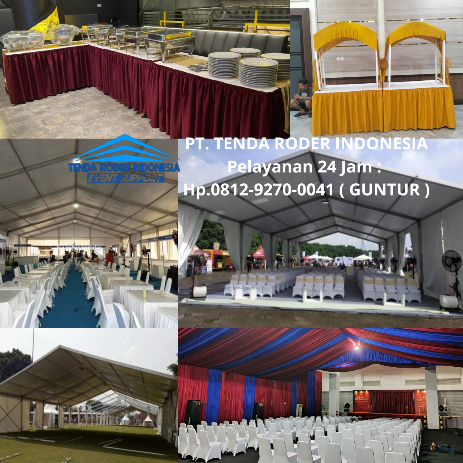 Sewa Meja Prasmanan,Gubukan,Tenda Roder Semarang