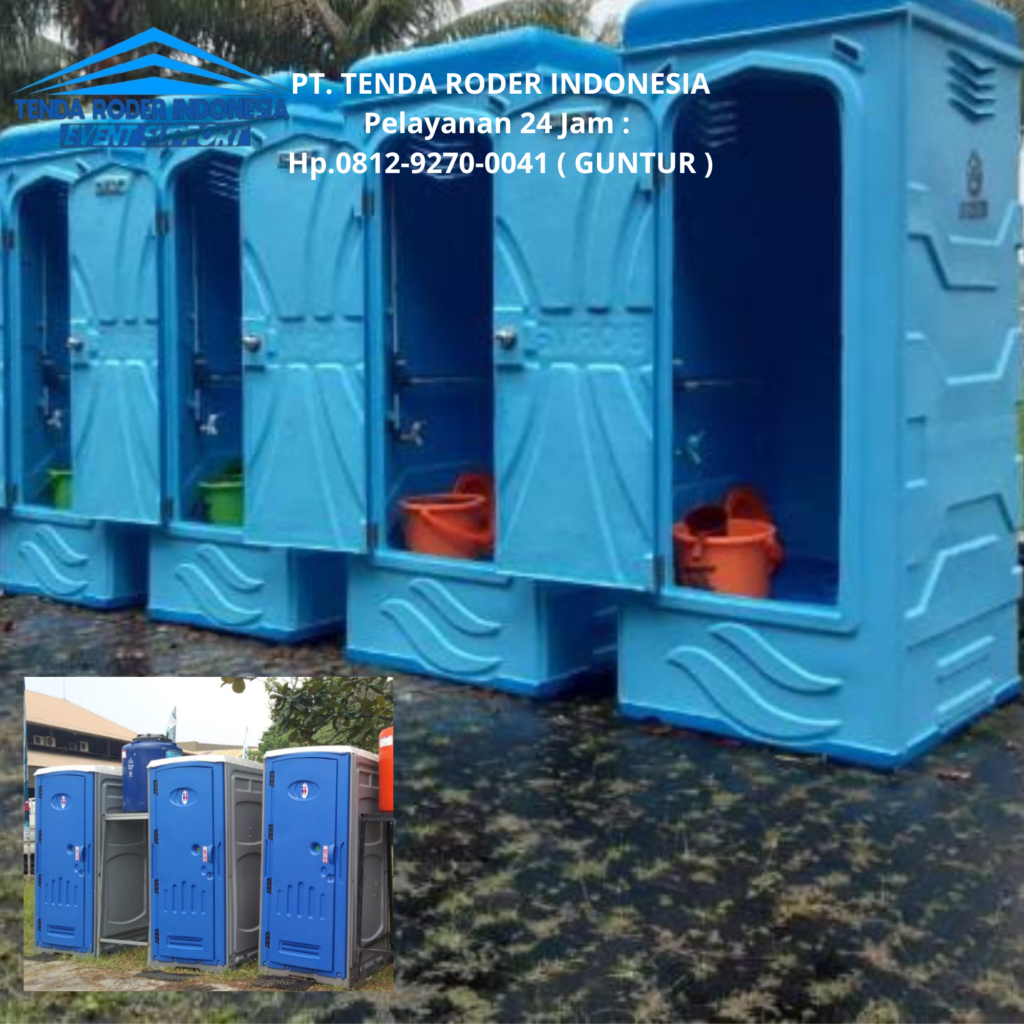 Sewa PARTISI, TENDA RODER,TOILET PORTABLE Jakarta