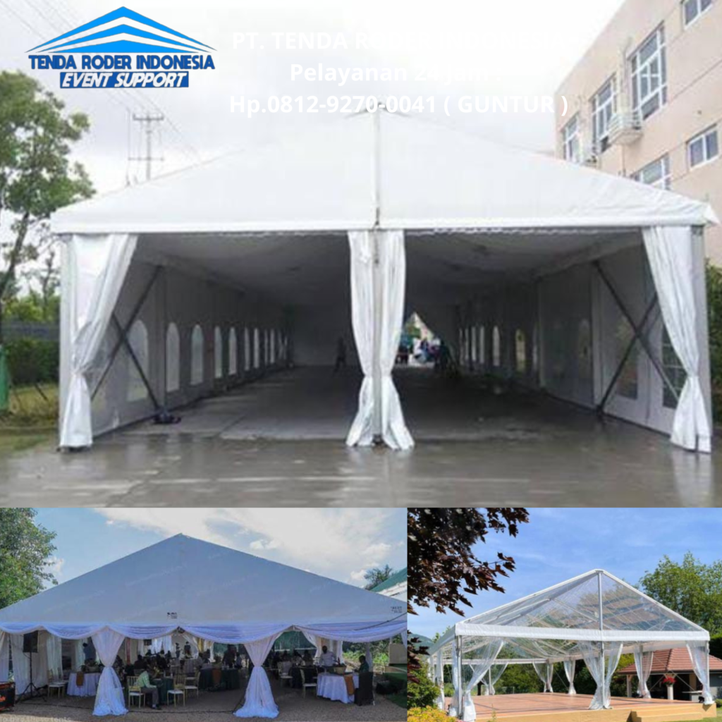 Sewa PARTISI, TENDA RODER,TOILET PORTABLE Jakarta