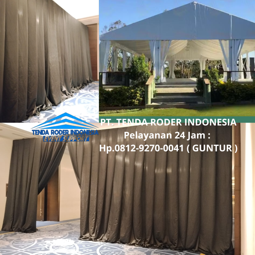 Sewa Rental TIRAI HITAM LOTTO,TENDA RODER Jakarta Selatan