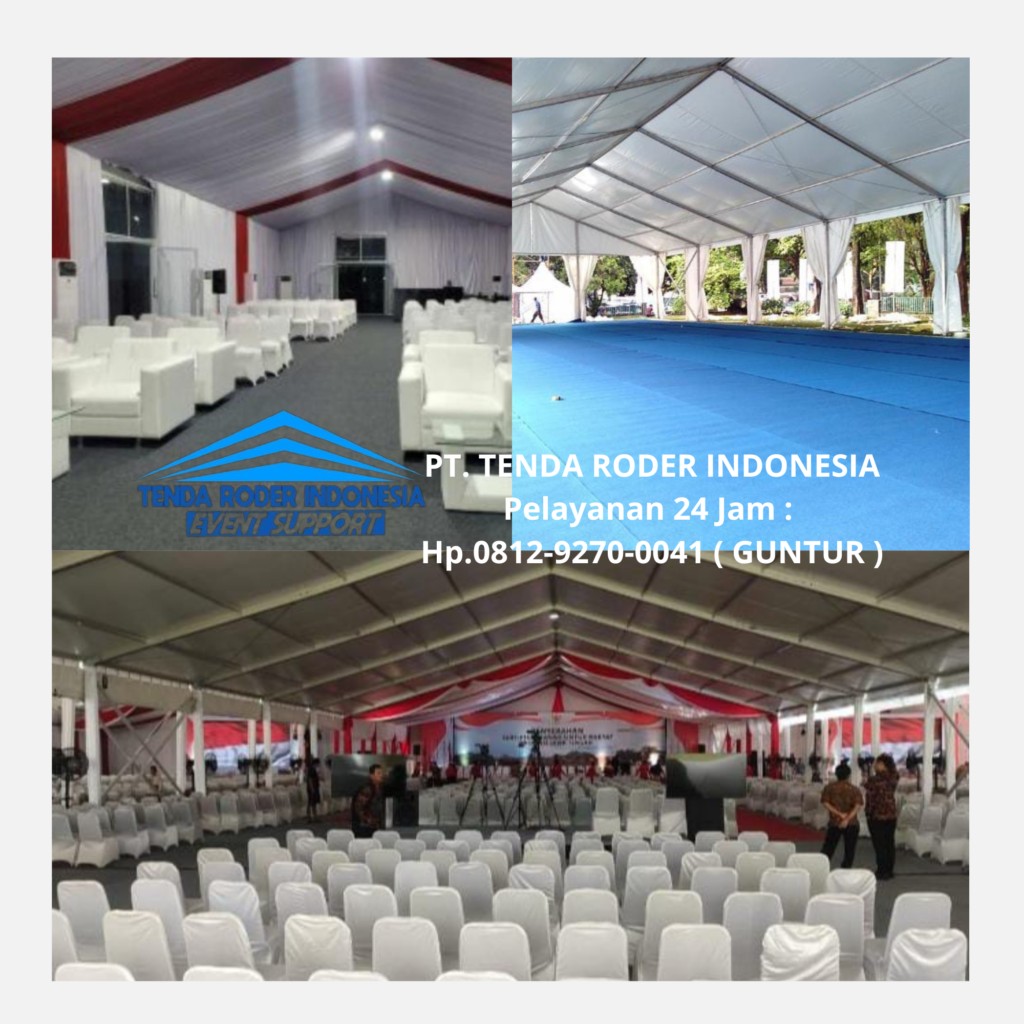Sewa TENDA PLAFON FULL TIRAI,TENDA RODER PREMIUM Karawang