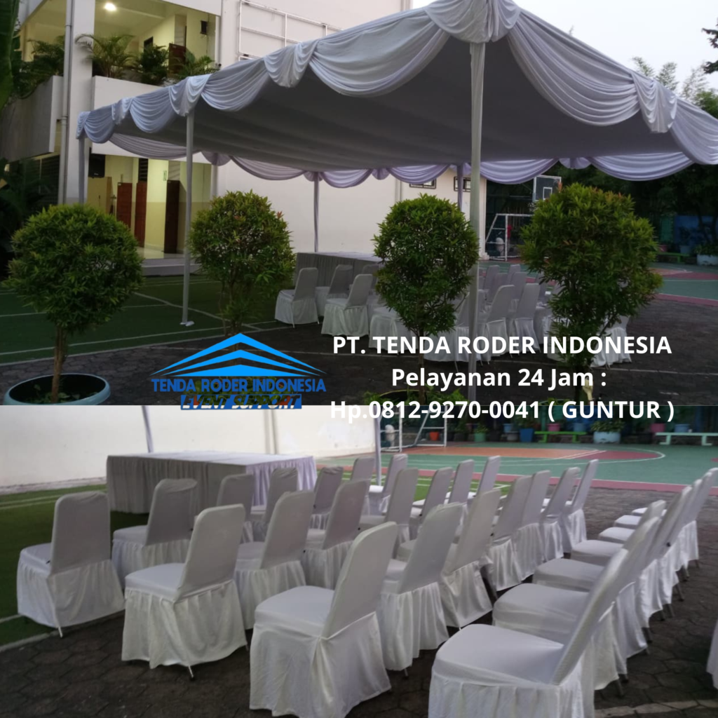 Sewa TENDA PLAFON WARNA PUTIH,KURSI,TENDA RODER Jakarta