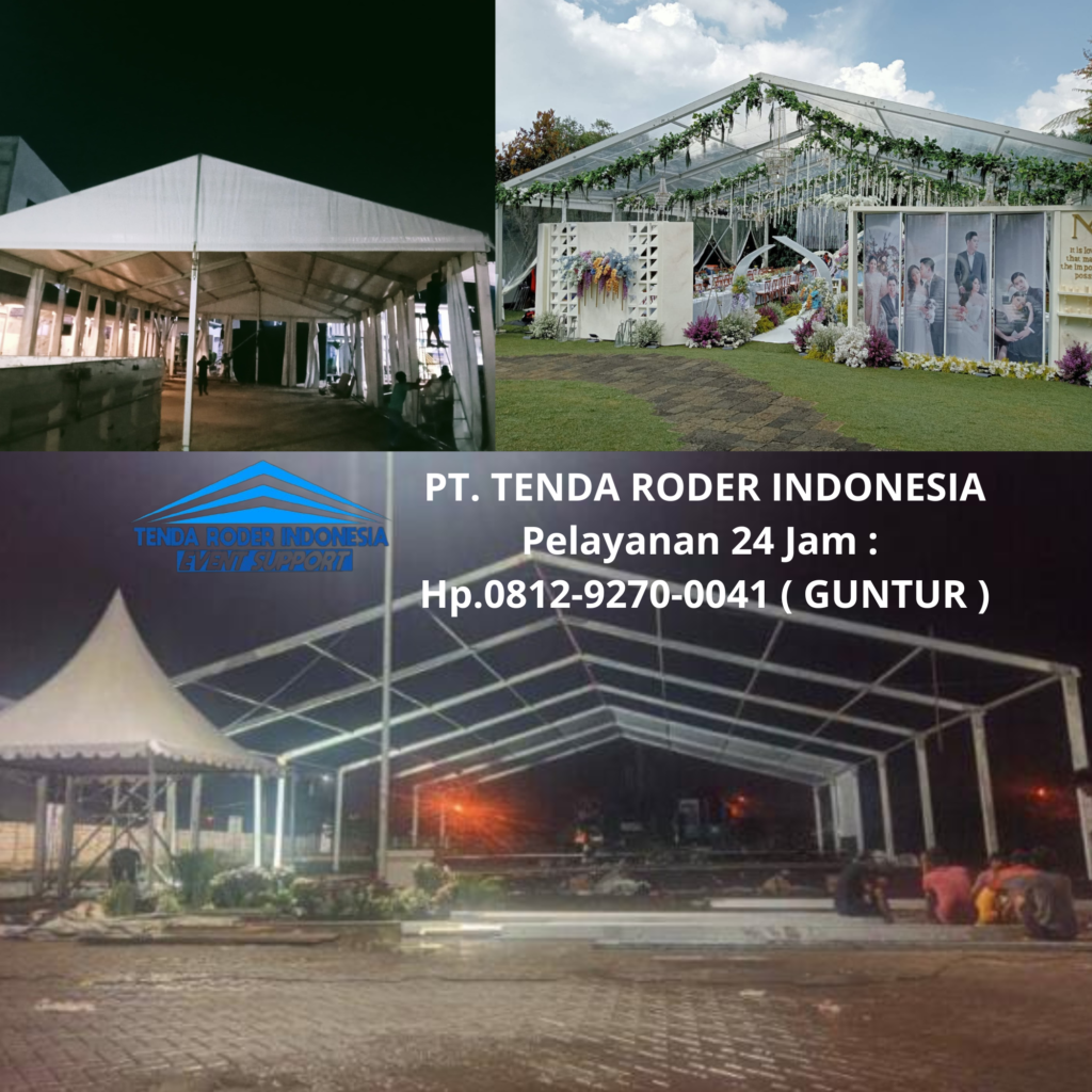 Sewa TENDA RODER Dan ALAT PESTA LENGKAP SIAP PAKAI! Jakarta Barat