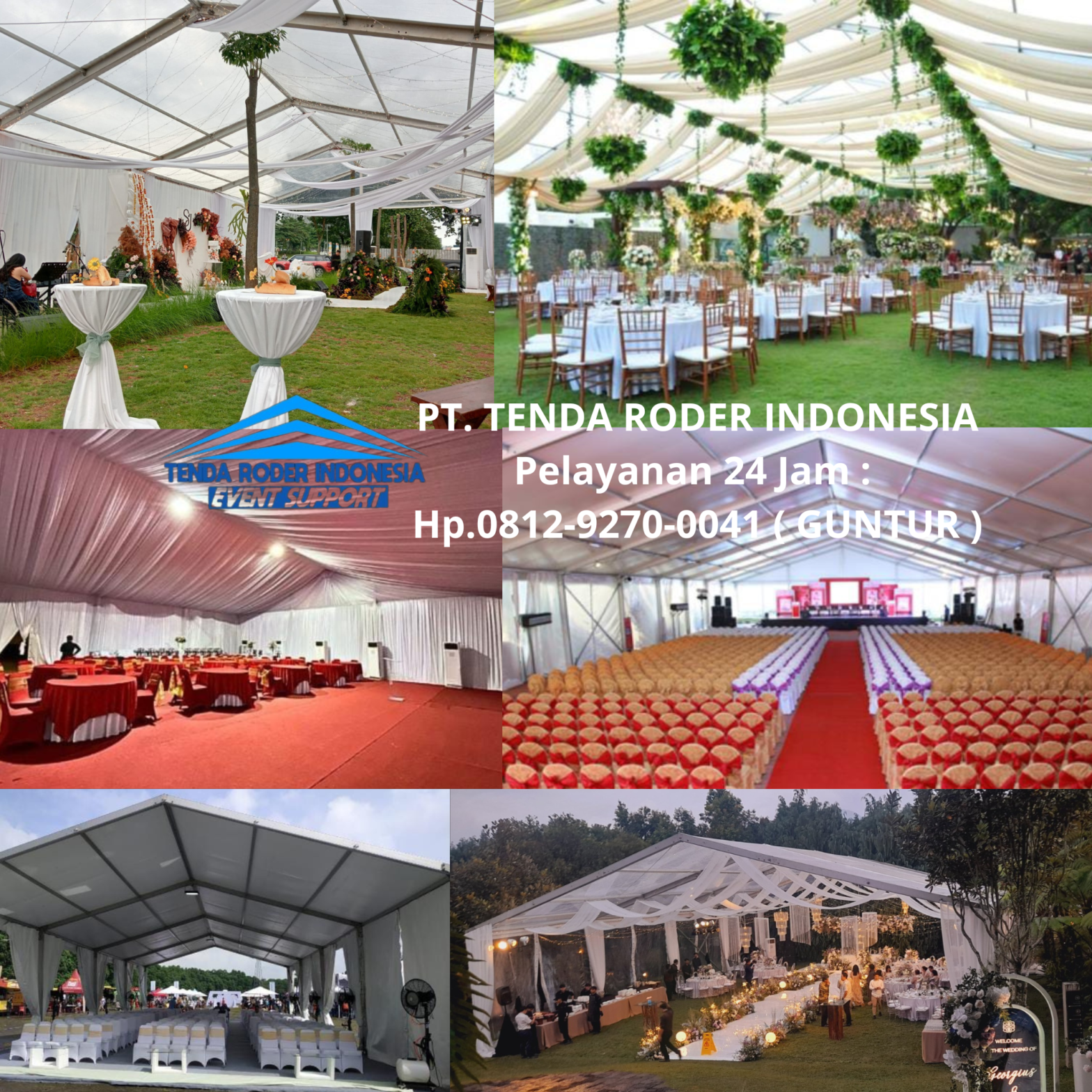 Sewa TENDA RODER Dan ALAT PESTA LENGKAP SIAP PAKAI! Jakarta Barat