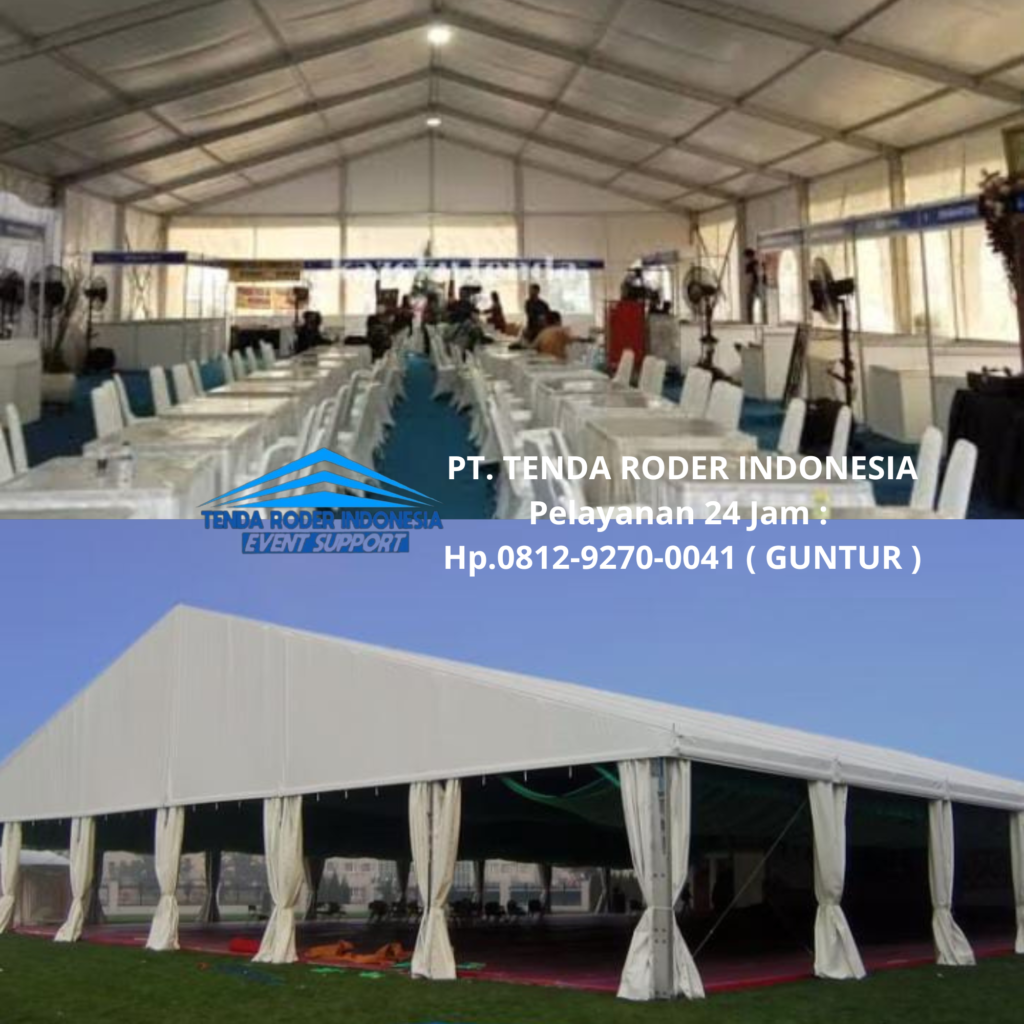 Sewa TENDA RODER Dan SARUNG KURSI Jakarta