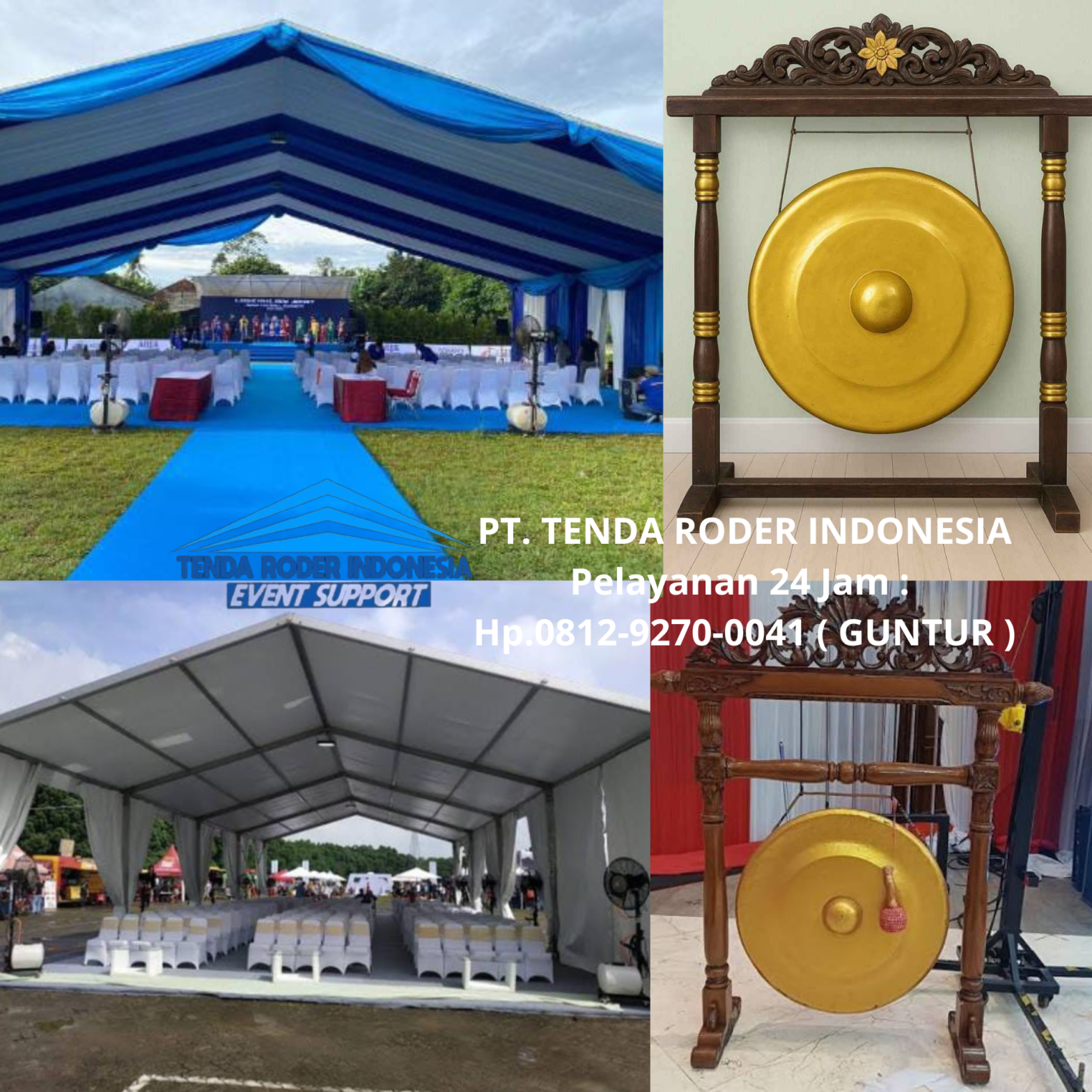 Sewa TENDA RODER Jakarta Selatan,Sewa GONG PERESMIAN Bandung
