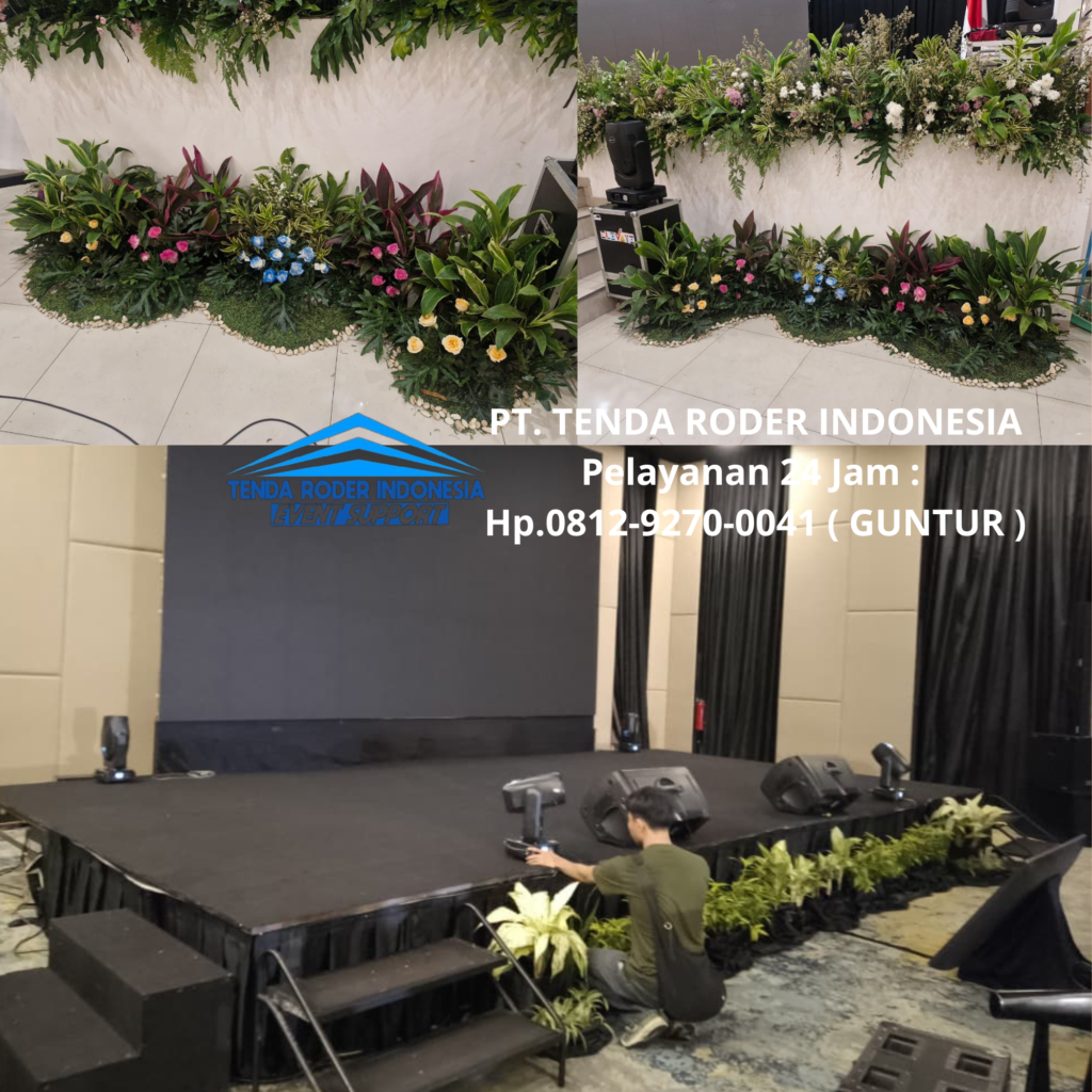 Sewa TENDA RODER, MINI GARDEN Panggung Tangerang Selatan