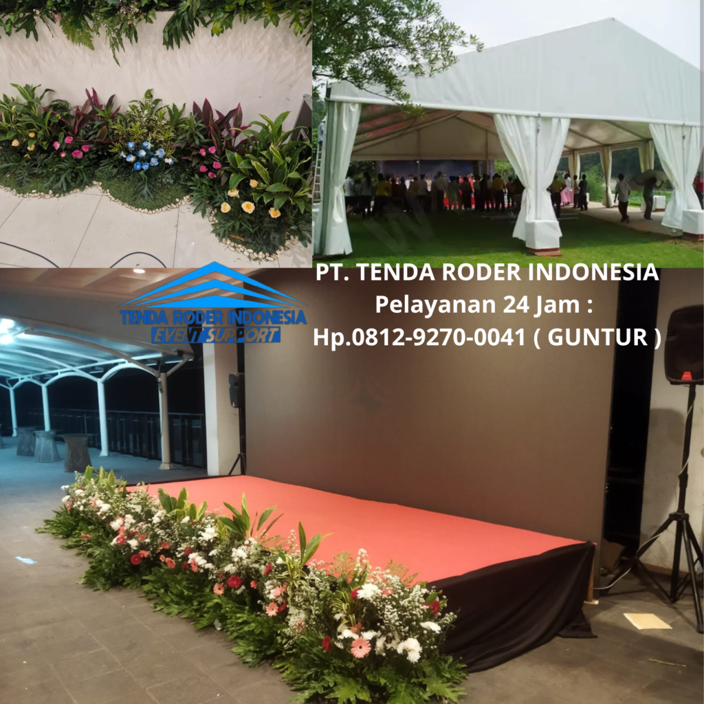Sewa TENDA RODER, MINI GARDEN Panggung Tangerang Selatan