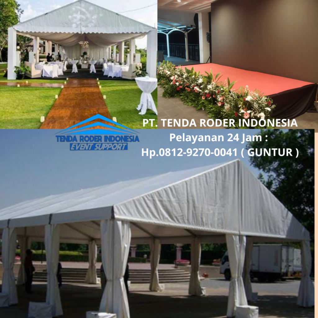 Sewa TENDA RODER, MINI GARDEN Panggung Tangerang Selatan