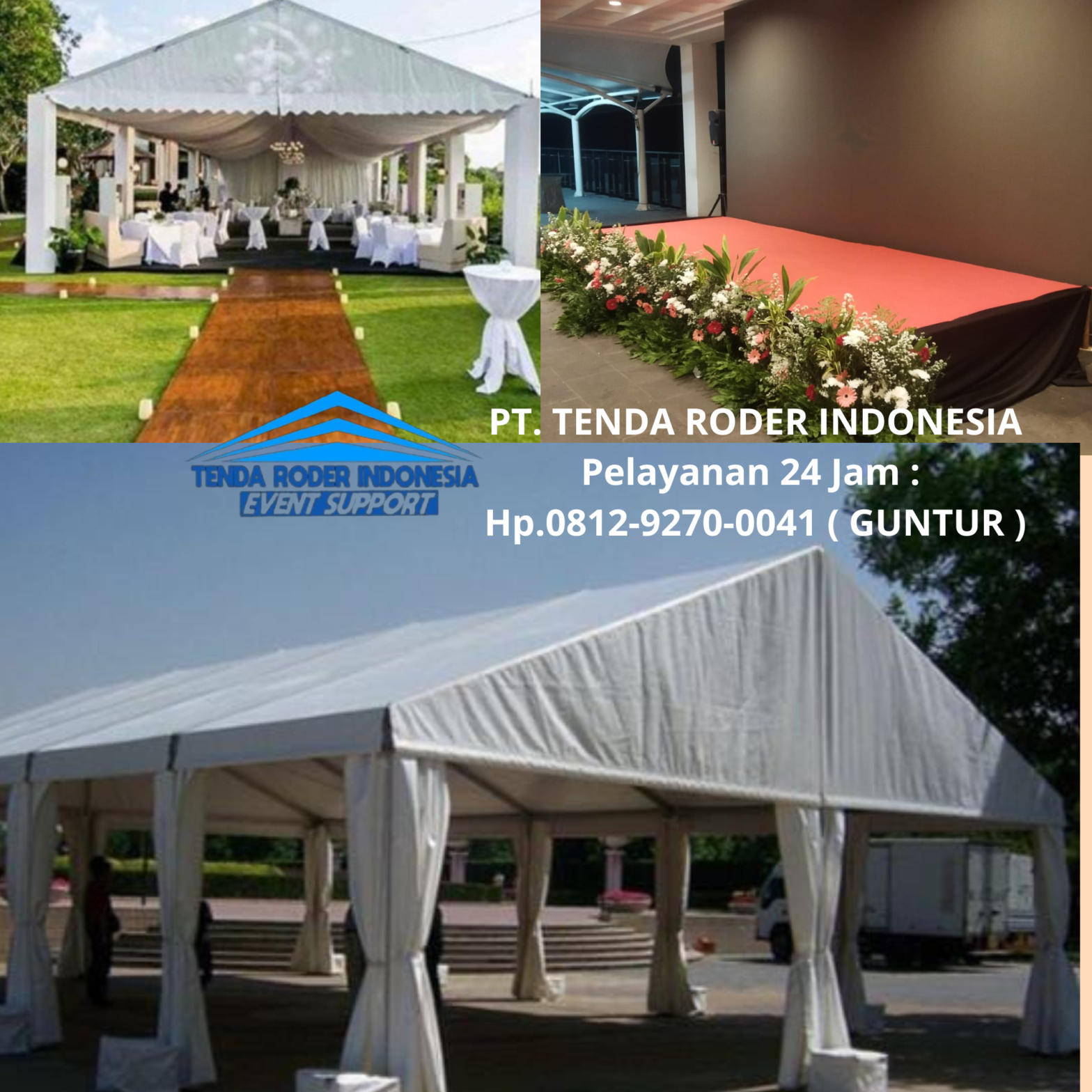 Sewa TENDA RODER, MINI GARDEN Panggung Tangerang Selatan