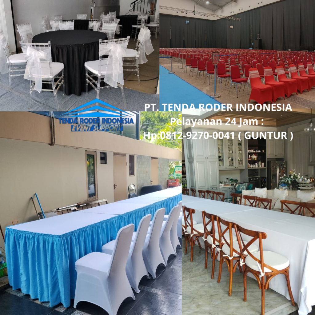 Sewa TENDA RODER,KURSI,MEJA Event HUT Jakarta