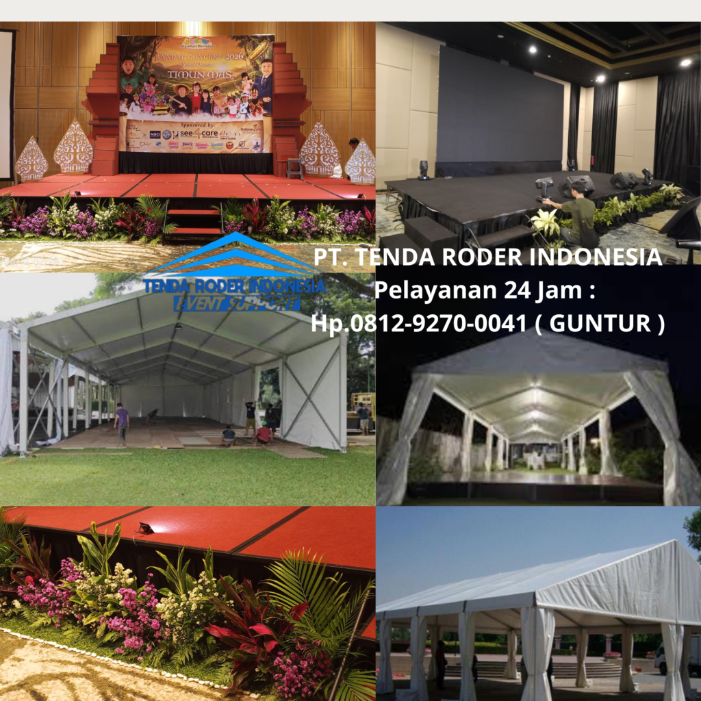 Sewa TENDA RODER,PANGGUNG,MINI GARDEN BUNGA SEGAR Jakarta