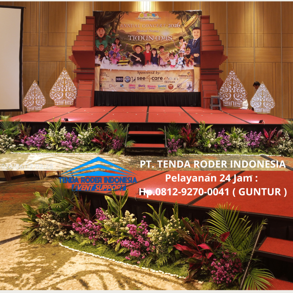 Sewa TENDA RODER,PANGGUNG,MINI GARDEN BUNGA SEGAR Jakarta